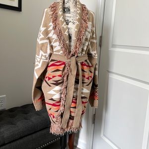 Southwest print cardigan